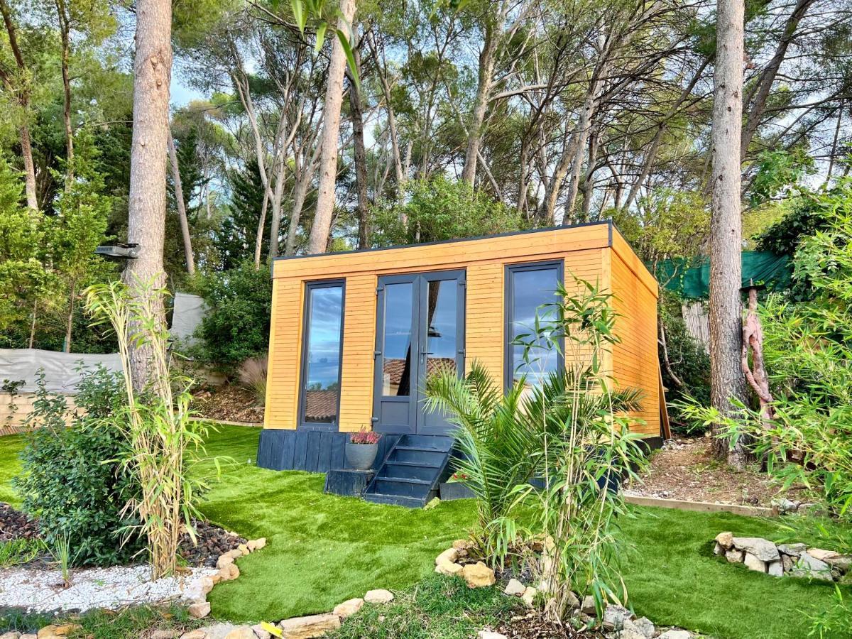 Charmant Studio Lodge Climatise Avec Jardin Et Vue Sur Le Pic Saint Loup Jacou Εξωτερικό φωτογραφία